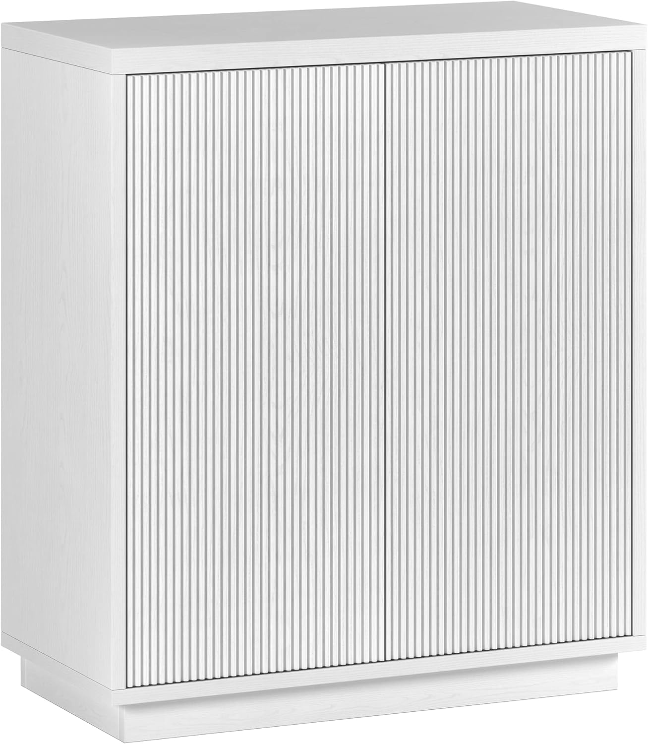 Henn&Hart Alston Accent Cabinet, 28" Wide, Alder White